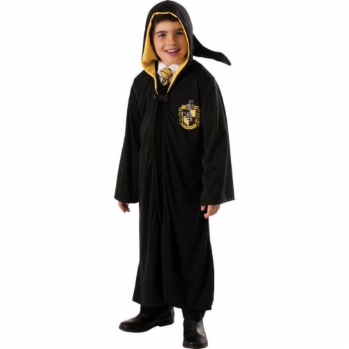 Harry Potter Deathly Hallows Childs Hufflepuff Robe - Small Costume Perspective: front