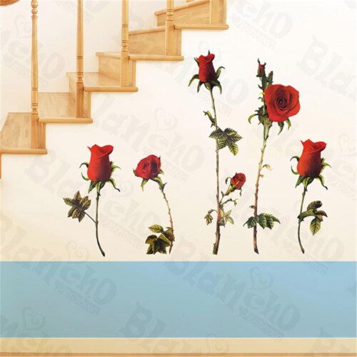 Redness Rose XLarge Wall Decals Stickers Appliques Home Decor, 1 Fred Meyer