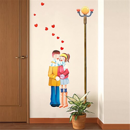 Teenager Love - Wall Decals Stickers Appliques Home Decor Perspective: front