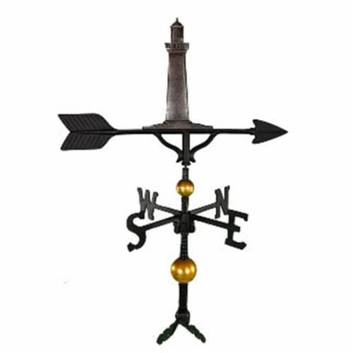 300 Series 32 In. Deluxe Swedish Iron Cape Cod Lighthouse Weathervane Perspective: front