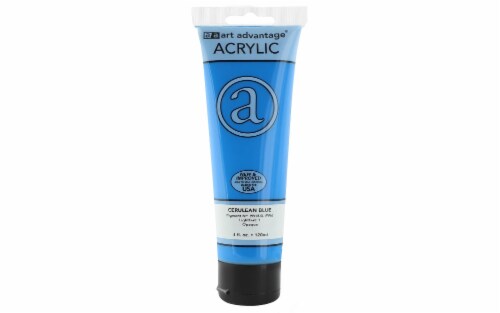 Art Advantage® Acrylic Paint Tube - Cerulean Blue Perspective: front