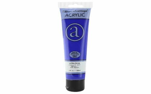 Art Advantage Acrylic Paint Tube - Ultra Blue Perspective: front