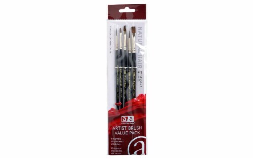 Art Advantage Watercolor Brush Set - Black Perspective: front