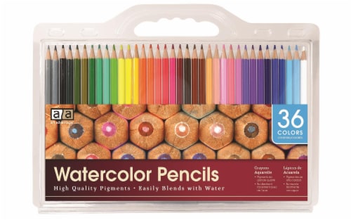 Art Advantage® Watercolor Pencil Set Perspective: front