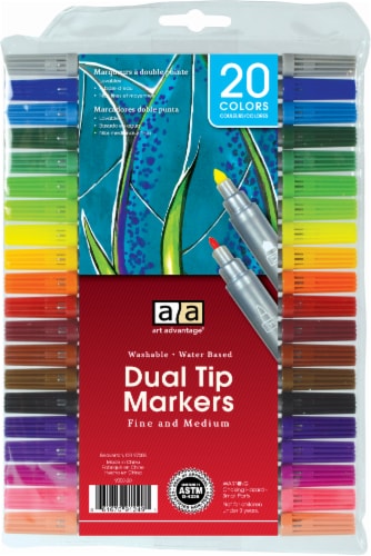 Art Advantage Dual Tip Markers Perspective: front