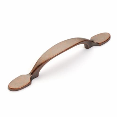 Dynasty Hardware P-2381-AC Super Saver Classic Cabinet Pull- Antique Copper Perspective: front