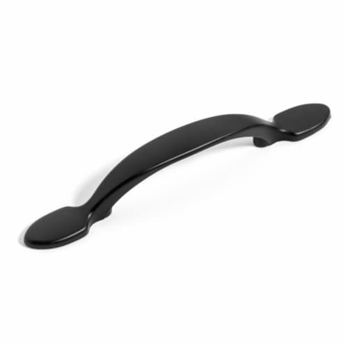 Dynasty Hardware P-2381-FB Super Saver Classic Cabinet Pull- Flat Black Perspective: front
