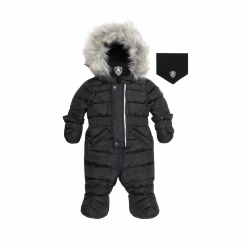 One Piece Baby Snowsuit Black 24m Fred Meyer
