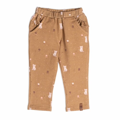 Printed Cats Fleece Sweatpant Perspective: front