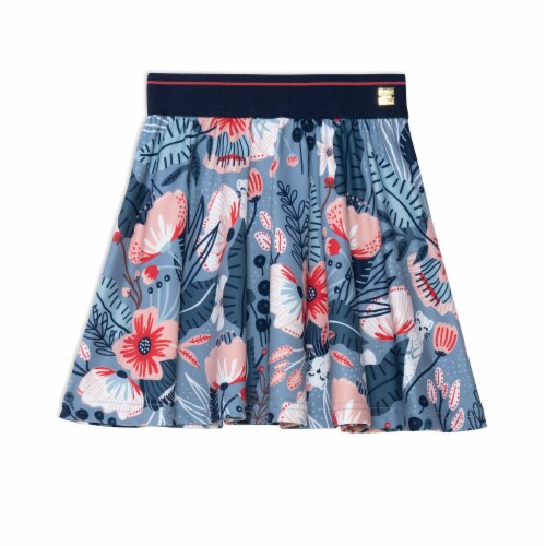 Printed Weasels Flared Skirt Perspective: front