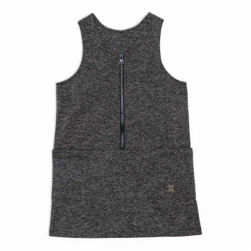 Herringbone Jumper With Pocket Black Perspective: front