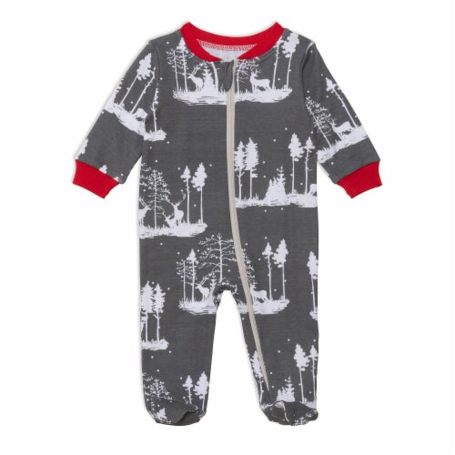 Organic Cotton Christmas Family One Piece Pajama Deer Print 3m Fred Meyer