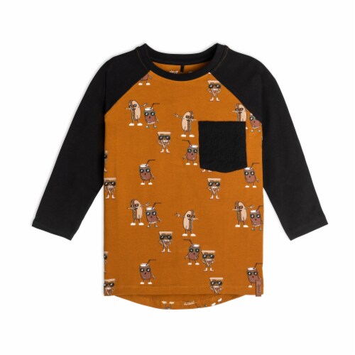 Printed Food Long Sleeve Jersey T-Shirt Printed Food Long Sleeve Jersey T-Shirt