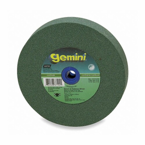 Norton Abrasives Grinding Wheel,T1,10x1x1-1/4,SC,60G,Grn  66253144536 Perspective: front