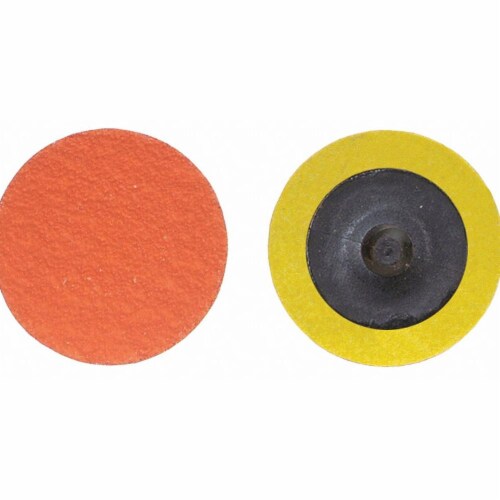 Norton Abrasives Qk Change Disc,CerAlO,1-1/2in,80G,PK100  66261162314 Perspective: front