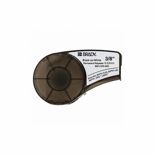 Brady Label Cartridge,Black/White,21 ft. L  M21-375-423 Perspective: front