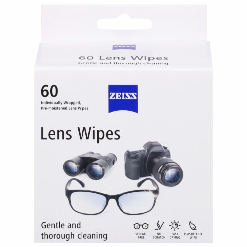 ZEISS Pre Moistened Lens Wipes Perspective: front