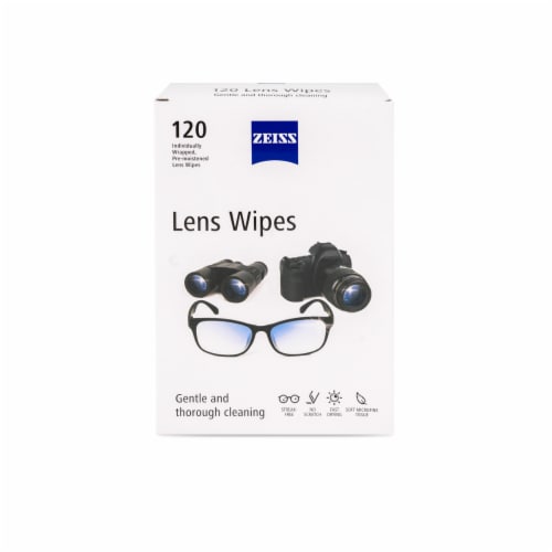 Zeiss Pre Moistened Lens Wipes Perspective: front