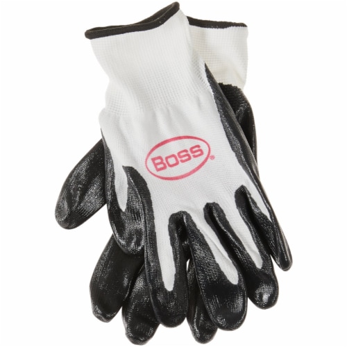 Boss Grip Men's Large Nitrile Coated Glove Perspective: front