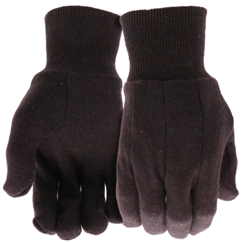 Boss Jersey Gloves - Brown Perspective: front