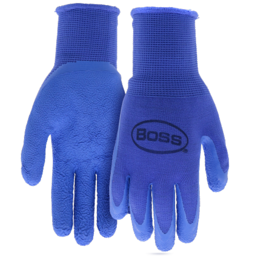 Boss® Women's Tactile Grip Foam Latex Coated Work Gloves Perspective: front