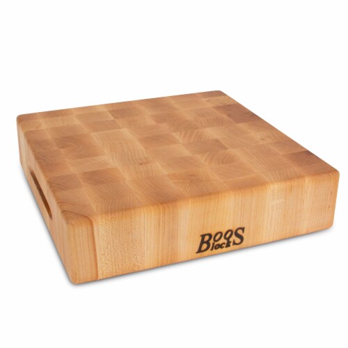 John Boos Small Maple Wood Edge Grain Cutting Board for Kitchen,12 x 12 x  1.5, 1 Piece - Kroger