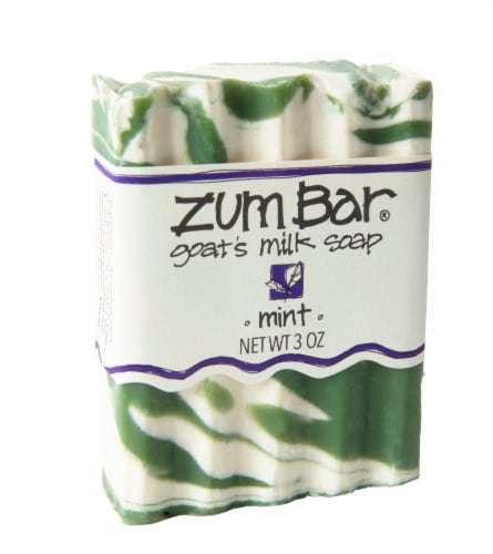 Zum Mint Goat's Milk Soap Perspective: front