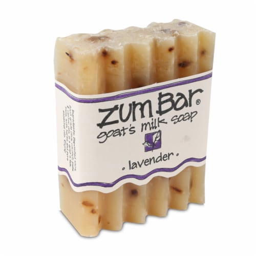 Zum Bar® Goat's Milk Lavender Soap Perspective: front