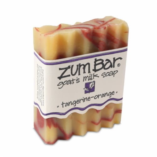Zum® Goat's Milk Tangerine-Orange Bar Soap Perspective: front