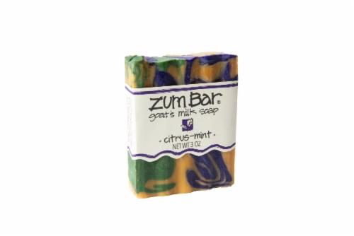 Zum Bar® Citrus Mint Goat's Milk Soap Perspective: front