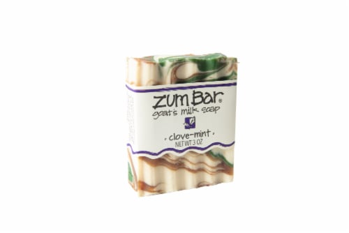 Zum Bar® Clove Mint Goat's Milk Soap Perspective: front