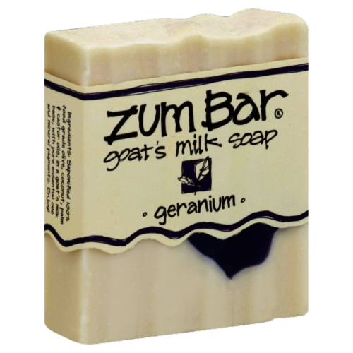 Zum Bar Geranium Goat's Milk Soap Perspective: front