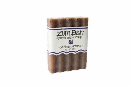 Zum Bar Coffee Almond Goat's Milk Soap Perspective: front