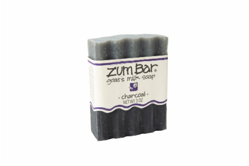 Zum Bar® Charcoal Goat's Milk Soap Perspective: front