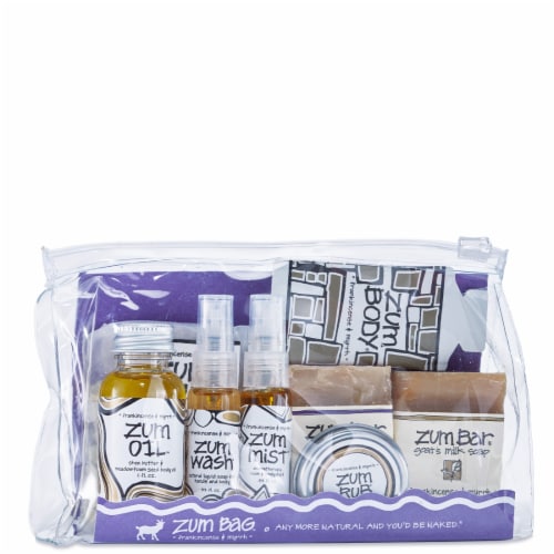 Zum Bag™ Frankincense & Myrrh Bath & Body Gift Set Perspective: front