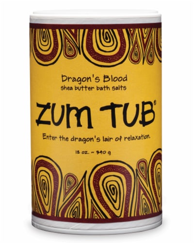 Zum Tub Dragon's Blood Shea Butter Bath Salts Perspective: front