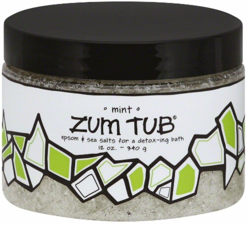 Zum Tub Mint Epsom & Sea Salt Perspective: front