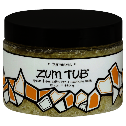 Zum Tub Turmeric Bath Salts Perspective: front
