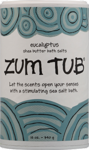 Zum Tub Eucalyptus She Butter Bath Salts Perspective: front
