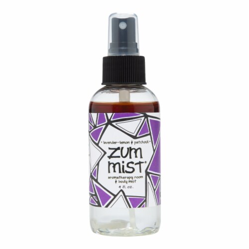 Zum Mist® Lavender Lemon and Patchouli Aromatherapy Room & Body Mist Perspective: front