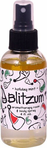 Indigo Wild Holiday Mint Blitzum Aromatherapy Room & Body Spray Perspective: front