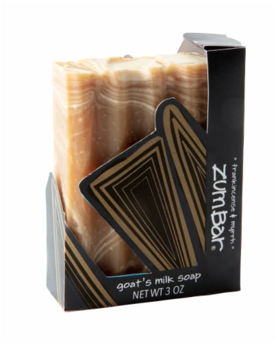 Zum Frankincense & Myrrh Goat's Milk Soap Bar Perspective: front