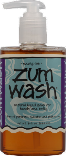 Zum Wash Liquid Soap Eucalyptus Perspective: front