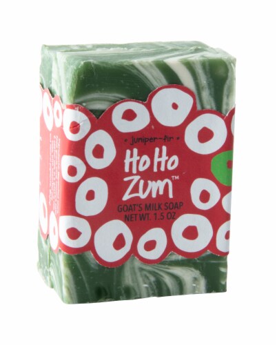 Zum Juniper-fir Goat's Milk  Mini Bar Soap Perspective: front