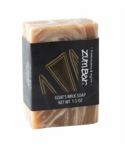 Zum Bar Frankincense & Myrrh Goat's Milk Soap Mini Bar Perspective: front
