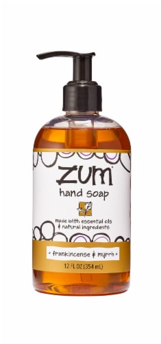 Zum® Frankincense & Myrrh Hand Soap Perspective: front