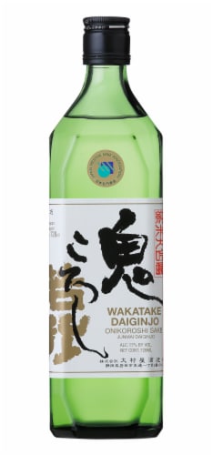 Onikoroshi Wakatake Daiginjo Sake Perspective: front