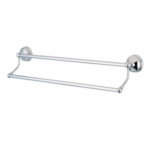 Kingston Brass BA1163C Vintage 24  Dual Towel Bar, Polished Chrome Perspective: front