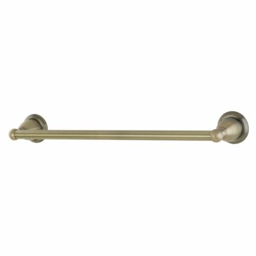 Kingston Brass BA1752AB Heritage 18  Towel Bar, Antique Brass Perspective: front