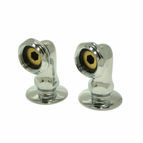 Kingston Brass CC2RS1 2  Riser for Leg Tub Filler, Polished Chrome Perspective: front